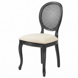 Masifart Hypat Hasırlı Madalyon Sandalye 