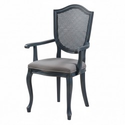 Masifart Euryale Hasırlı Kupa Kollu Sandalye 