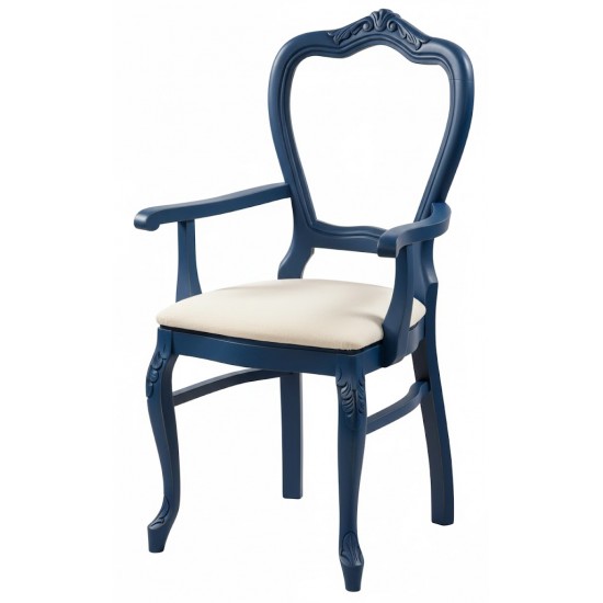 Masifart Cella Ayak Oymalı Kollu Sandalye 