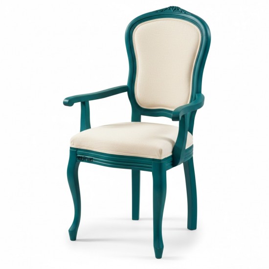 Masifart Vespa İtalyan Oymalı Kollu Sandalye 