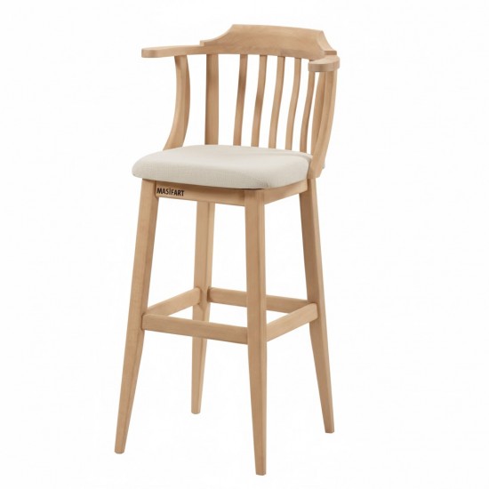 Masifart Faxon Dönerli Bar Sandalyesi 