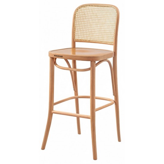 Masifart Konsta Hasırlı Petek Bar Sandalyesi 