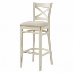 Masifart Rence Lüks Çarpı Bar Sandalyesi 