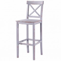 Masifart Sueca Çapraz Izgaralı Bar Sandalyesi 