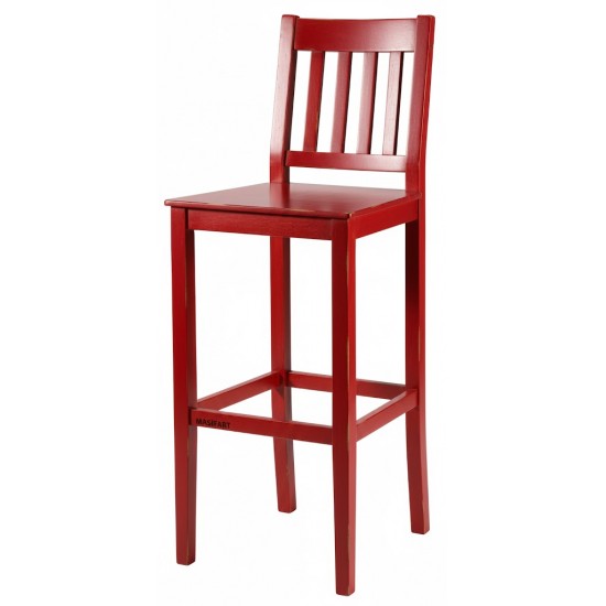 Masifart Fumus Çıtalı Izgaralı Bar Sandalyesi 