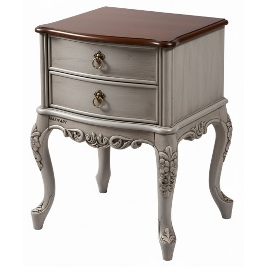 Masifart Aerab Barcelona Dar Oymalı Komodin 