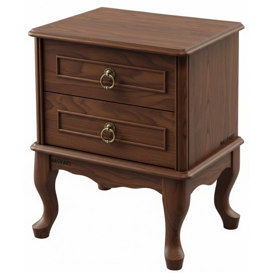 Masifart Fulvus King Geniş Komodin 