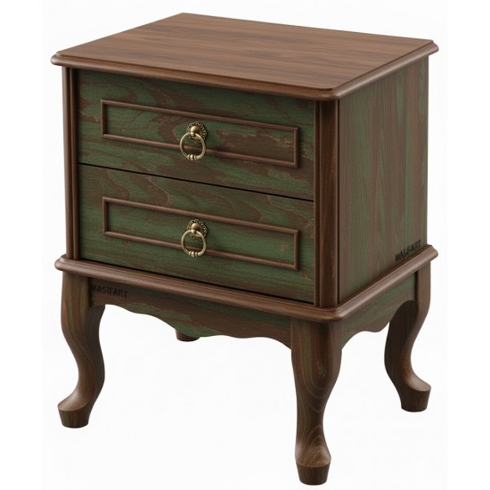 Masifart Fulvus King Geniş Komodin 