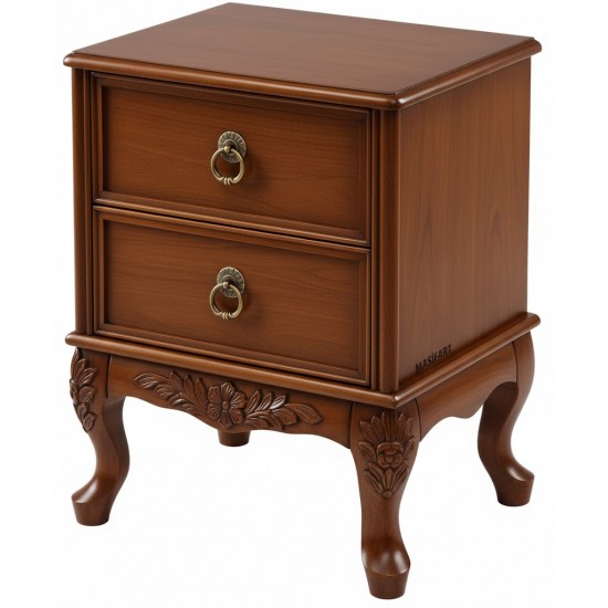 Masifart Janus King Geniş Oymalı Komodin 