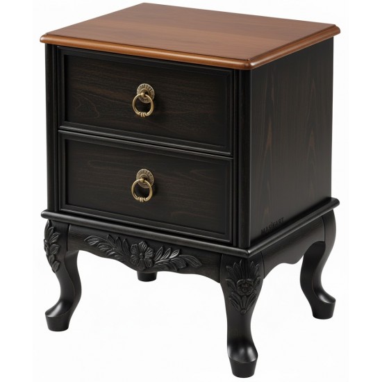 Masifart Janus King Geniş Oymalı Komodin 