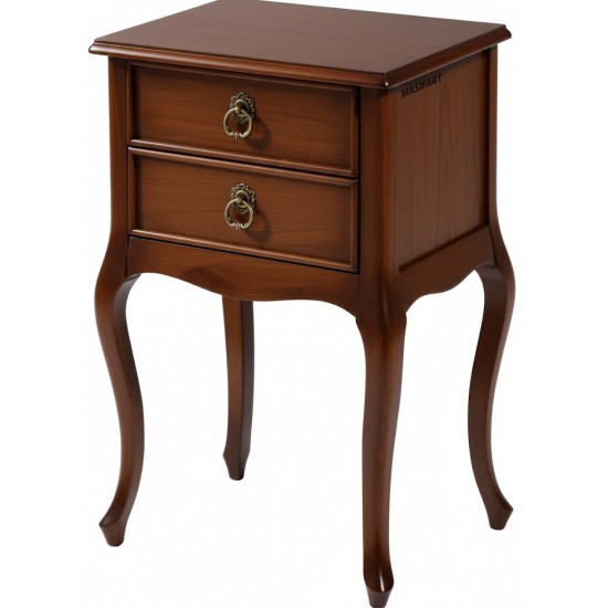 Masifart Amarens Lükens Çift Çekmeceli Komodin 