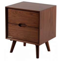 Masifart Odina Retro Çift Çekmeceli Komodin 