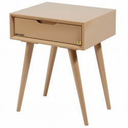 Masifart Placid Retro Tek Çekmeceli Komodin 