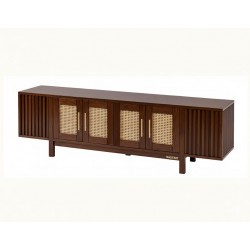 Masifart Sitian Hasırlı 200 Lük Zenit Tv Ünitesi Cilasız Ham