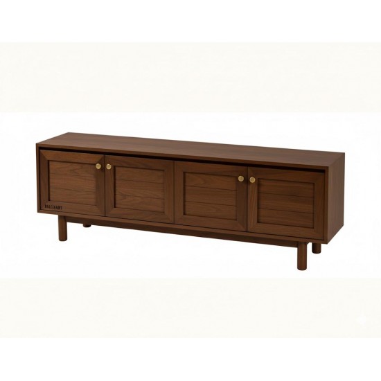 Masifart Blok 180 Lik Abelya Kayın Tv Ünitesi Cilasız Ham