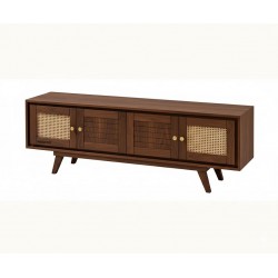 Masifart Mathe Hasırlı Robus Meşe Tv Ünitesi Cilasız Ham