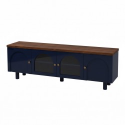 Masifart Radere Kubbeli Açık Tv Ünitesi Cilasız Ham