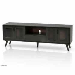 Masifart Venter 180 Lik Açık Retro Tv Ünitesi Cilasız Ham