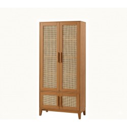 Masifart Aurie Hasırlı Konik Kapaklı Kitaplık 