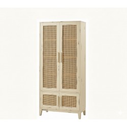 Masifart Aurie Hasırlı Konik Kapaklı Kitaplık 