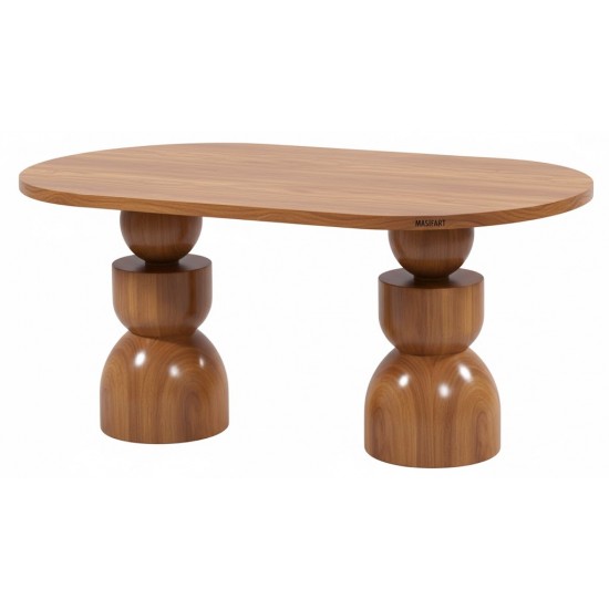 Masifart Bethany 160 Lık Kupa Oval Yemek Masası 