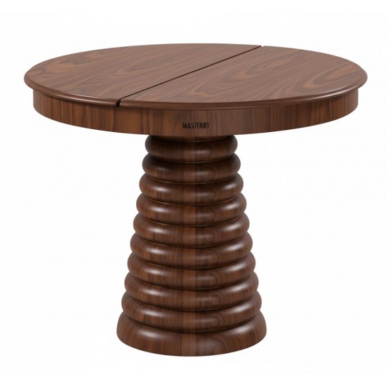 Masifart Abby 100 Lük Yuvarlak Class Konik Açılır Yemek Masası 