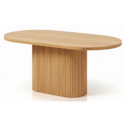 Masifart Diann 180 Lik Ptt Oval Ayak Yemek Masası 