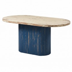 Masifart Diann 200 Lük Ptt Oval Ayak Yemek Masası 