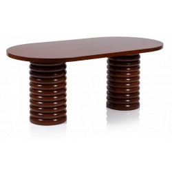 Masifart Mare 160 Lık Class Oval Yemek Masası 