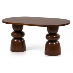 Masifart Anglica 160 Lık Lotus Oval Yemek Masası 