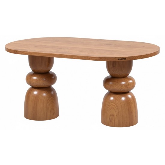 Masifart Anglica 180 Lik Lotus Oval Yemek Masası 