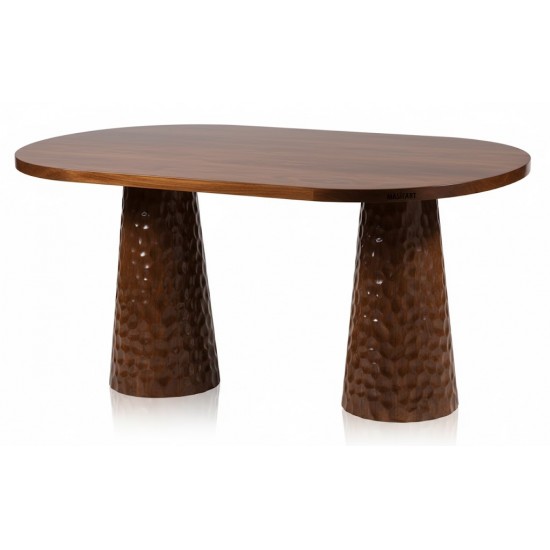 Masifart Pavor 160 Lık Petek Oval Yemek Masası 