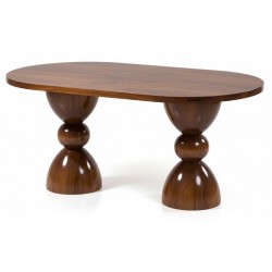 Masifart Pluvia 160 Lık Damla Oval Yemek Masası 