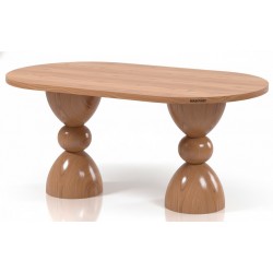 Masifart Pluvia 180 Lik Damla Oval Yemek Masası 