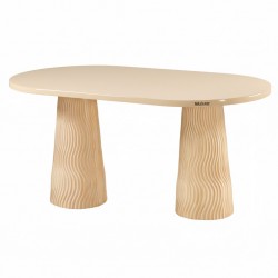 Masifart Tylon 200 Lük Zikzak Oval Yemek Masası 