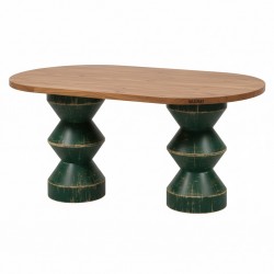 Masifart Alga 200 Lük Elmas Oval Yemek Masası 