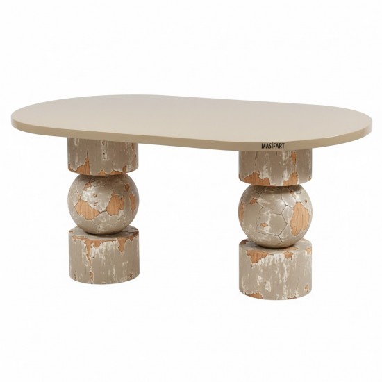 Masifart Eftina 200 Lük Bohem Oval Yemek Masası 