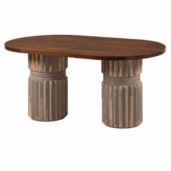 Masifart Steit 200 Lük Prestij Oval Yemek Masası 