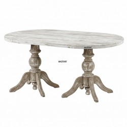 Masifart Albani 200 Lük Baba Oval Yemek Masası 