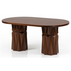 Masifart Albert 160 Lık Lexus Oval Yemek Masası 