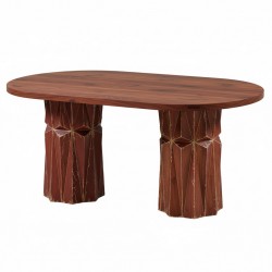 Masifart Albert 200 Lük Lexus Oval Yemek Masası 