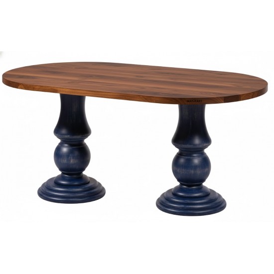 Masifart Orabil 200 Lük Vazo Oval Yemek Masası 