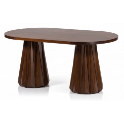 Masifart Miran 160 Lık Vega Oval Yemek Masası 