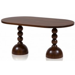 Masifart Farrar 160 Lık Premium Oval Yemek Masası 