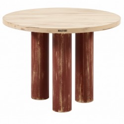 Masifart Sever 120 Lik Sütun Yemek Masası 