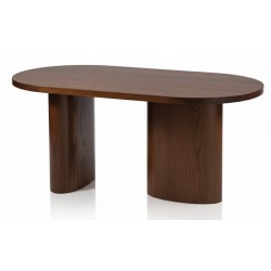 Masifart Avgusti 160 Lık Meşe Elips Oval Yemek Masası 