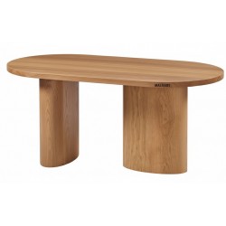 Masifart Avgusti 180 Lik Meşe Elips Oval Yemek Masası 