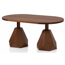 Masifart Guilie 160 Lık Pırlanta Oval Yemek Masası 