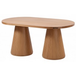 Masifart Apole 180 Lik Fıçı Çizgili Oval Yemek Masası 