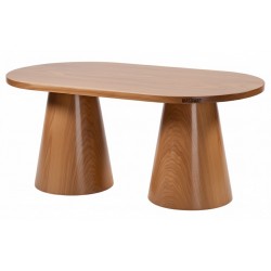 Masifart Fumus 180 Lik Kayın Fıçı Oval Yemek Masası 